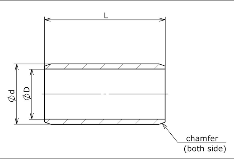 A型ダウエルピン(d=7/L=12/D=5.3)